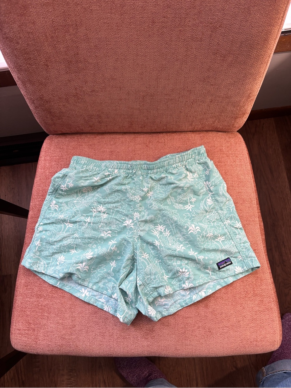 Patagonia Mint Green Floral Women’s Shorts